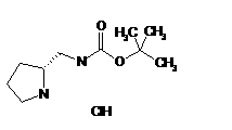 2-Methyl-2-propanyl [(2R)-2-pyrrolidinylmethyl]carbamate hydrochloride (1:1)